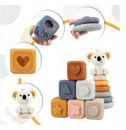 Soft Rubber Sensory Blocks for Kids