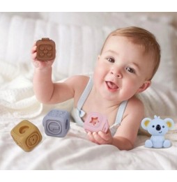 Soft Rubber Sensory Blocks for Kids