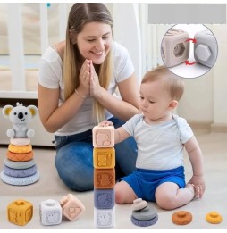 Soft Rubber Sensory Blocks for Kids