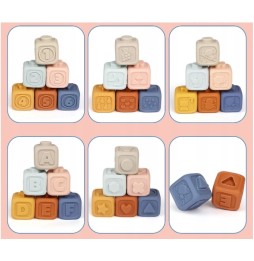 Soft Rubber Sensory Blocks for Kids