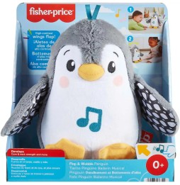 Pinguin muzical Kiwaczek Fisher Price pentru bebeluși