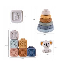 Soft Rubber Sensory Blocks for Kids