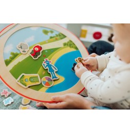 Babblarna Wooden Magnetic Board