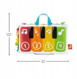 Fisher Price miękkie pianinko sensoryczne