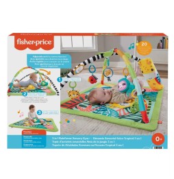 Fisher-Price Mata edukacyjna 3w1 Las tropikalny HJW08