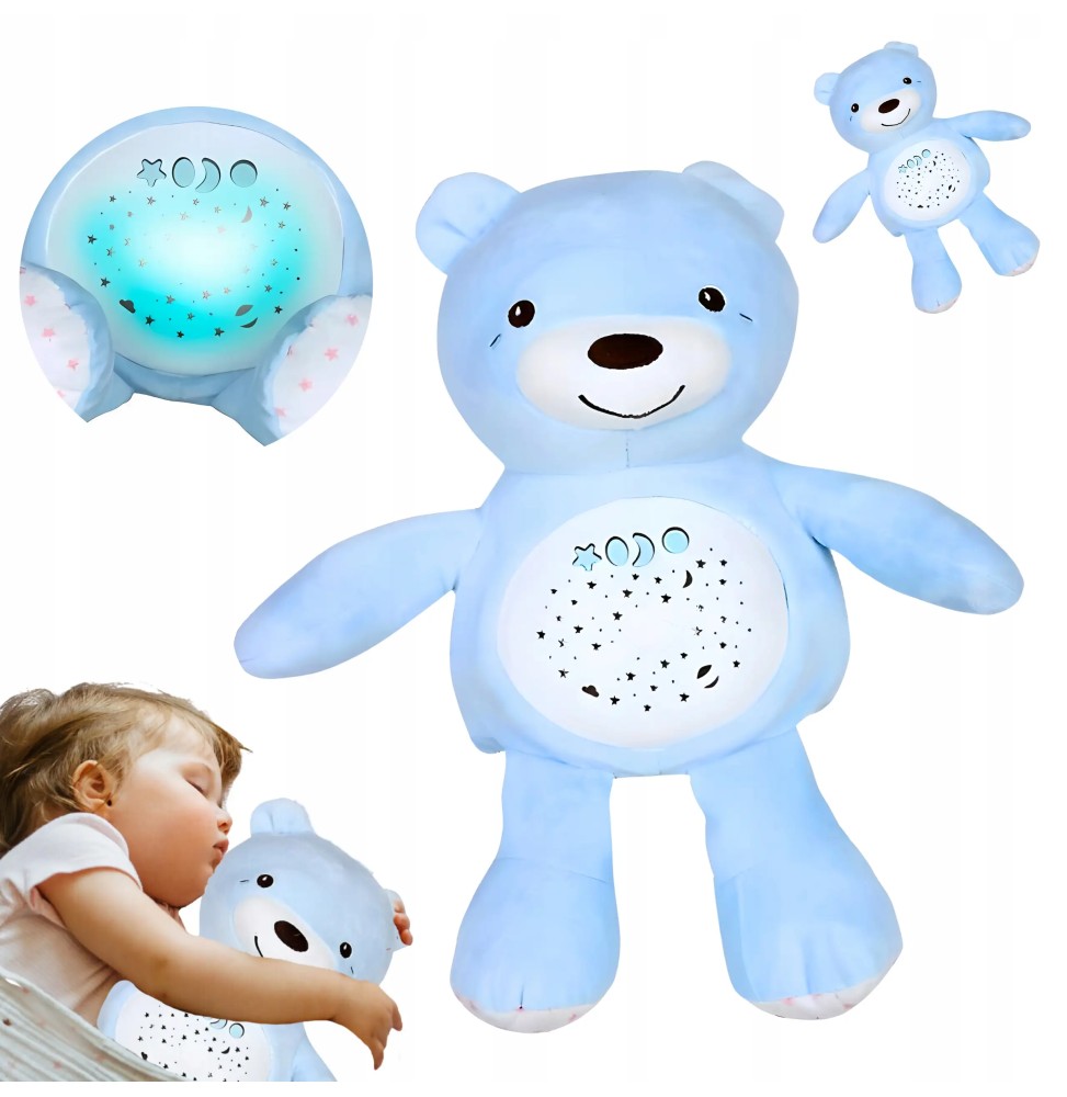 Sleepy Bear with Projector and Lullaby