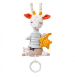 Glowing Giraffe Plush Toy with Music Box