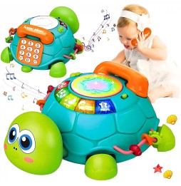 Interactive Educational Turtle with Music and LED