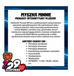 Clementoni pluszak Minnie dla dzieci