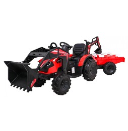 Vehicul tractor cu remorcă 720-T roșu