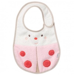 Fleece Bib with Beetle - Dream Garden Collection