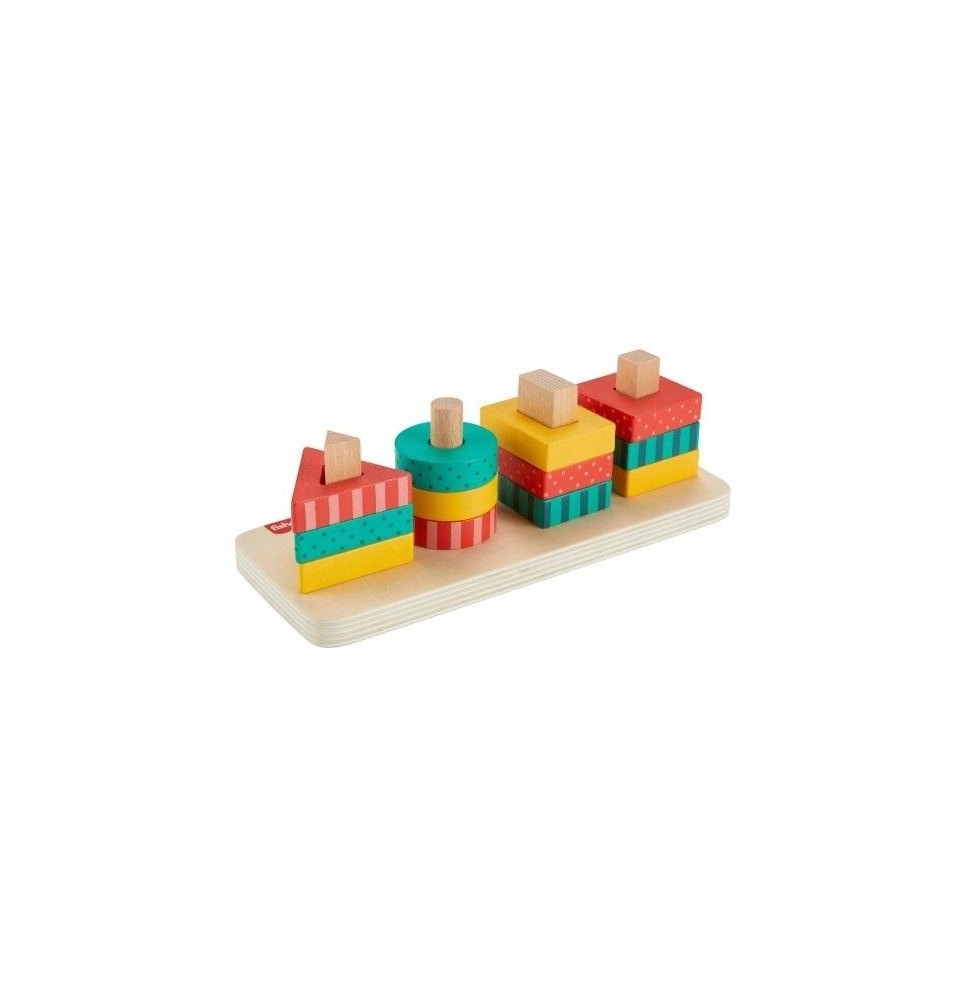 Drewniany sorter kształtów Fisher Price