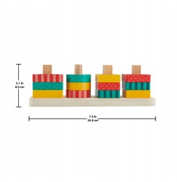 Drewniany sorter kształtów Fisher Price