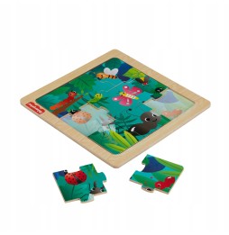 Fisher-Price Puzzle din lemn Insecte pentru copii