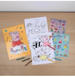 Peppa Pig Coloring Set with Stickers 33 pcs