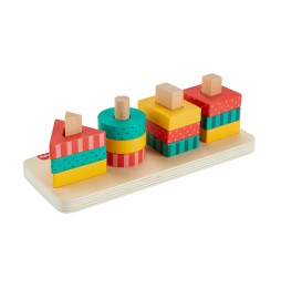 Drewniany sorter kształtów Fisher Price