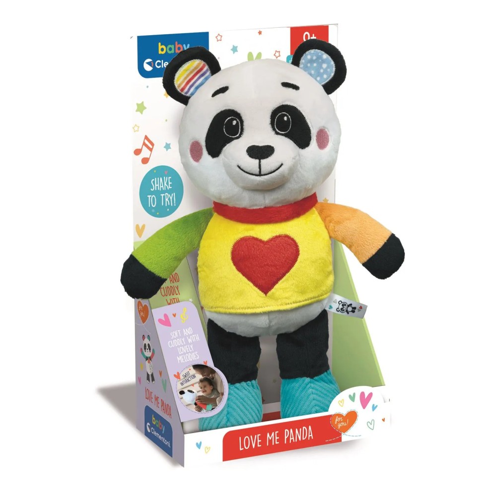 Clementoni Panda Plush Toy for Kids