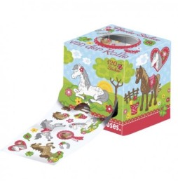 Roll stickers, horses - collection of over 120 pieces