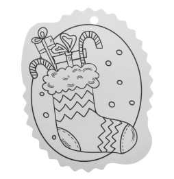 Set of 12 Christmas Ornaments Coloring Pages