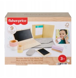 Fisher-Price biuro malucha drewniane zabawki 3+