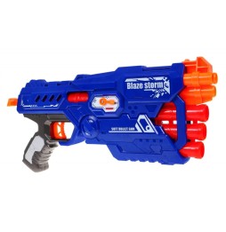 6-barrel toy gun Blaze Storm with foam darts