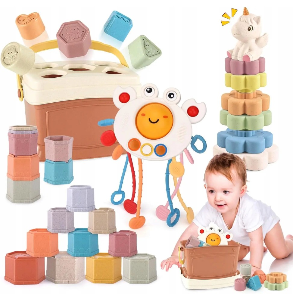 Zabawki Montessori dla dzieci 4 w 1 Zabawki Montessori dla dzieci 4 w 1