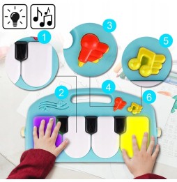 Interactive Educational Play Mat with Piano