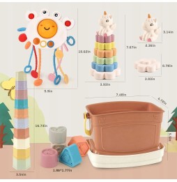 Zabawki Montessori dla dzieci 4 w 1