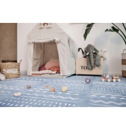 Olya Kids Piankowa mata edukacyjna Boho Azure