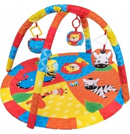 Kids Educational Play Mat with Animal Themes