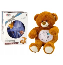 Plush Bear Soothing Toy with Sound and Light