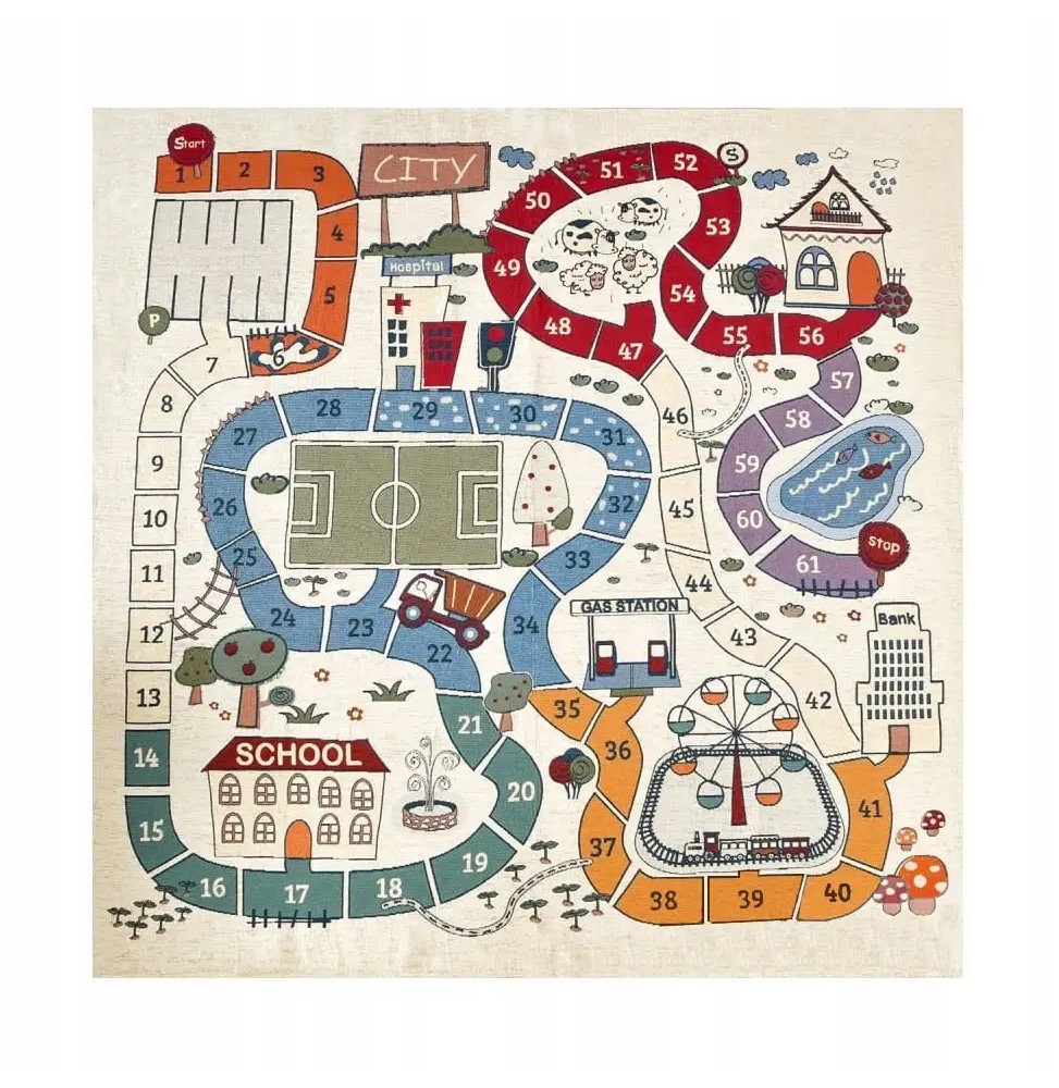 BabyCity Educational Play Mat 140x140 cm