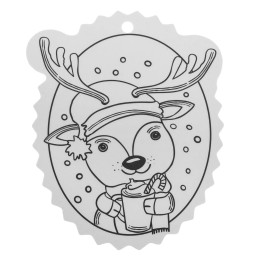 Set of 12 Christmas Ornaments Coloring Pages