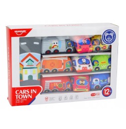 Soft Toy Cars with Play Mat