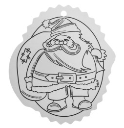 Set of 12 Christmas Ornaments Coloring Pages