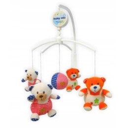 Baby Mix Plush Carousel Bear 14309