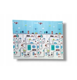 Duża mata piankowa edukacyjna 150x180