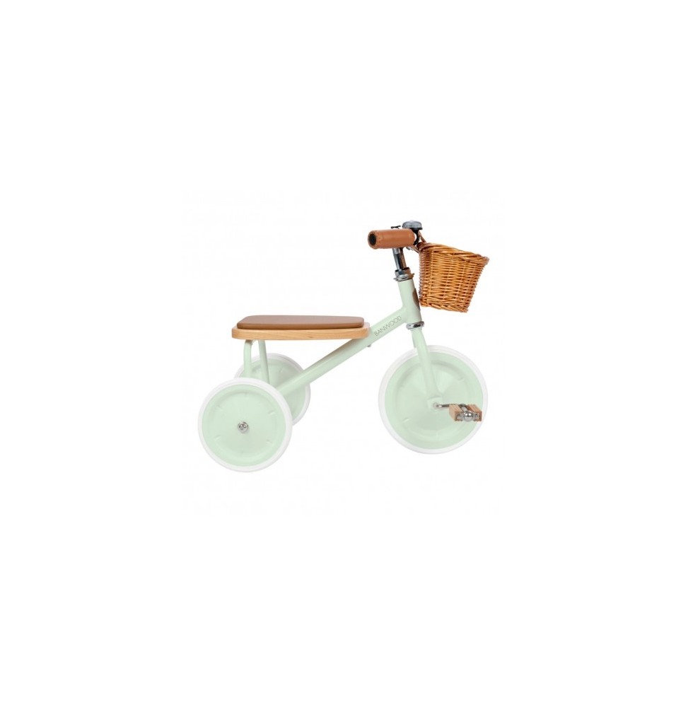 Banwood Trike Pale Mint Three-Wheeled Bike for Kids