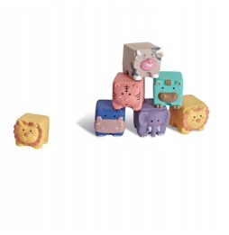 Rubber Animal Blocks for Kids Bath Time