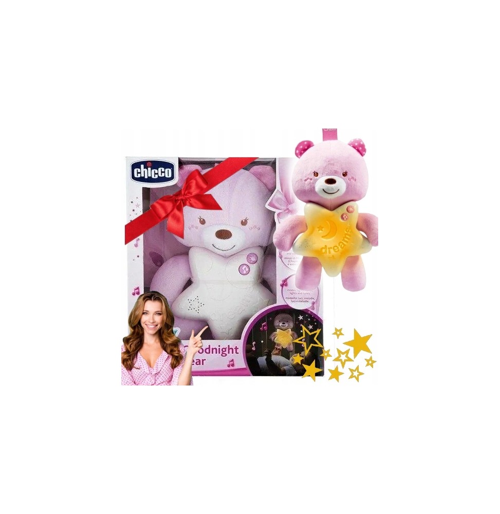 Chicco Pink Bear for Goodnight for Girls