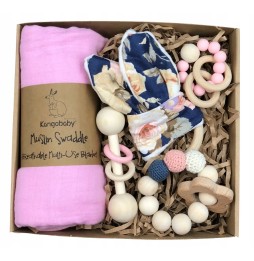 Ready Gift for Baby Girl Pink ECO Set