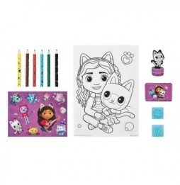 Creative Set with Coloring Books and Stickers