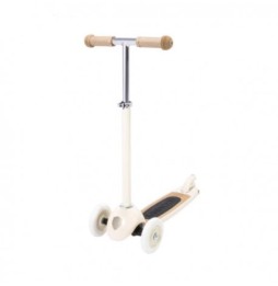 Banwood cream three-wheeled scooter for kids