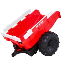 Vehicul tractor cu remorcă 720-T roșu