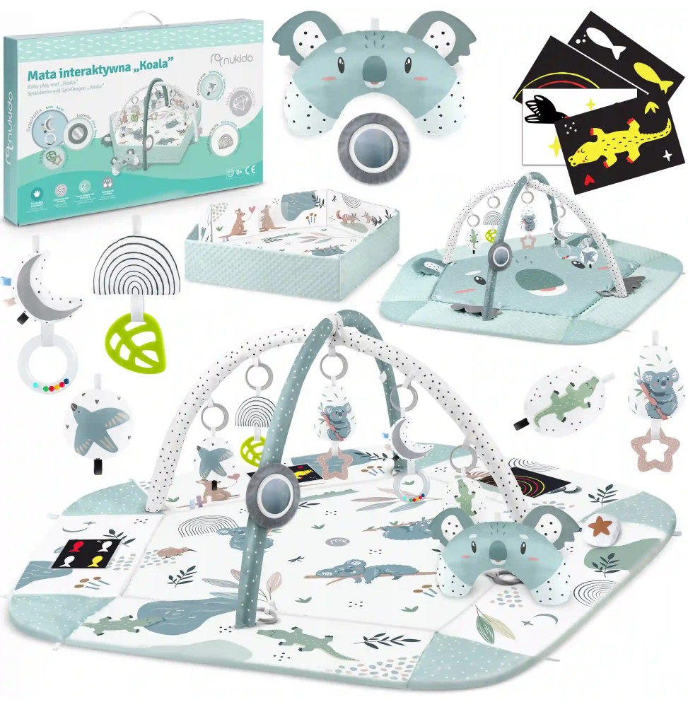 Interactive Educational Mat Koala 100 x 100 cm