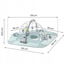 Interactive Educational Mat Koala 100 x 100 cm