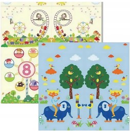 Reversible Educational Mat for Kids 200x180