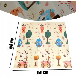 Reversible Educational Mat 150x180 cm for Kids