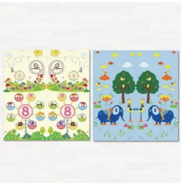 Reversible Educational Mat for Kids 200x180