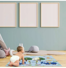 Reversible Educational Mat for Kids 200x180